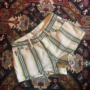 Free People Striped Shorts